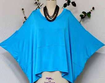Oversized poncho type designer tunic top will fit Small to 3XL, Hip Hop, Bohemian,High Fashion