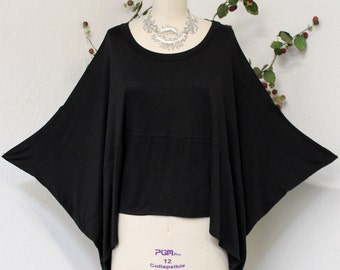 Oversized poncho type designer tunic top will fit Small to 3XL, Hip Hop, Bohemian,High Fashion