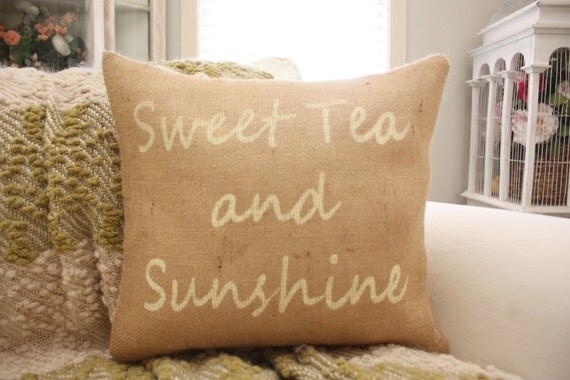 Sweet Tea & Sunshine Pillow