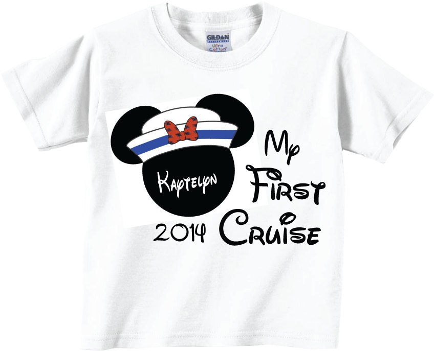 My 1st Cruise Shirts and Tshirts with Cute Lettering by TheCuteTee