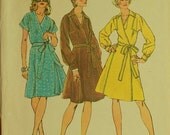 Wrap Dress - 1970's - Simplicity  6208  Uncut   Size 14  Bust 36"