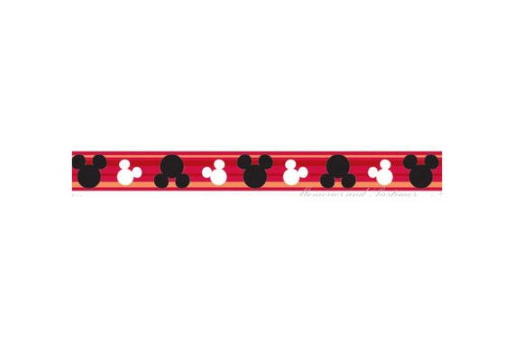 Mickey Mouse Washi Tape Disney Washi Tape Scrapbooking