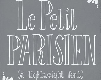 Hand Written Font Le Petit Parisien Light Modern Vintage Writing Hand Written Font Le Petit Parisien Light Modern Vintage Writing