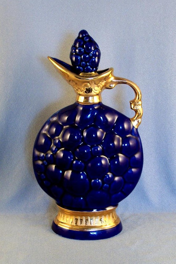 Jim Beam 1963 Liquor Bottle // Decanter // Grape Design