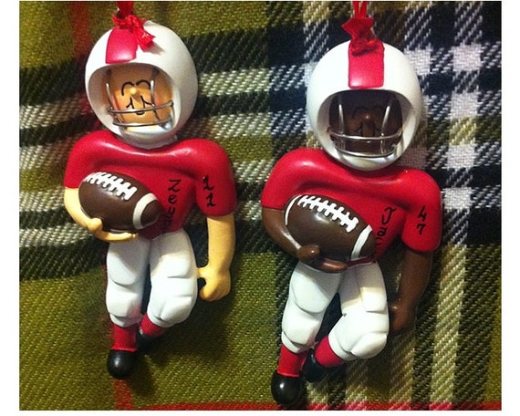 personalized football player christmas by personalizestation personalized football player christmas by personalizestation