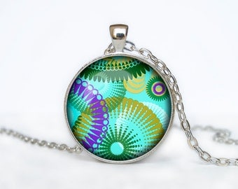 Abstract necklace Abstract pendant abstract jewelry