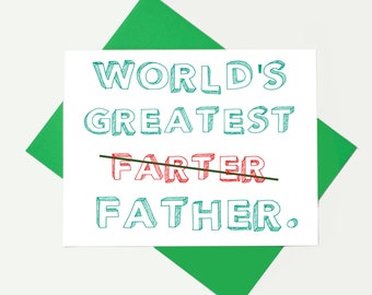 hashtag ideas birthday Dad Funny World  Birthday Farter  Card for Greatest Card Birthday 's