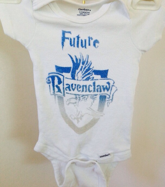 Items similar to Future Ravenclaw, Harry Potter, Hogwarts, Baby Clothes ...