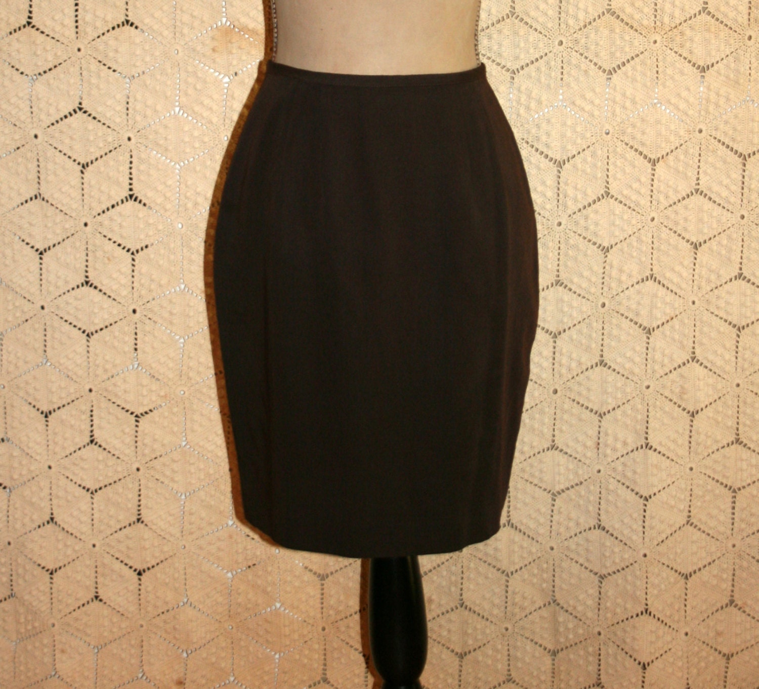 Brown Skirt Pencil Skirt Short Skirt Women Skirts by MagpieandOtis