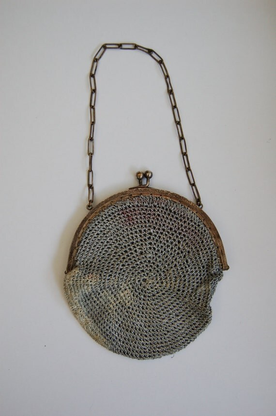 Items similar to Antique Victorian crochet coin purse on Etsy