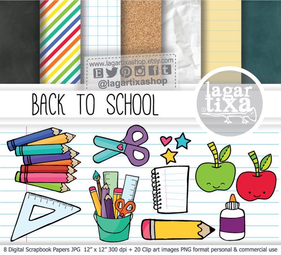 back to school party clip art - photo #8