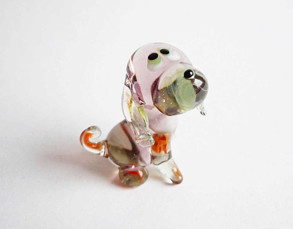 glass dog figurine