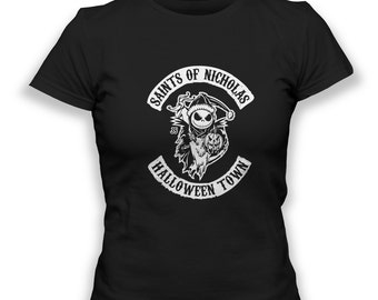 The Nightmare Before Christmas 'Saints of Nicholas' T-Shirt LADY FIT ...