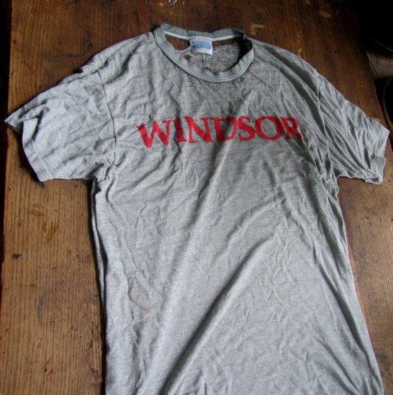 Transparent t shirt / Windsor Canadian Whiskey / size medium