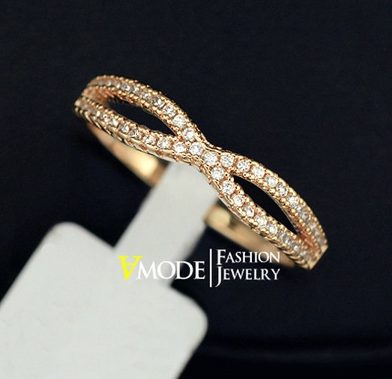 Infinity Ring Forever Ring Matching Rings Micro Pave Cubic Zirconia ...