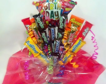 Birthday Candy Bouquet