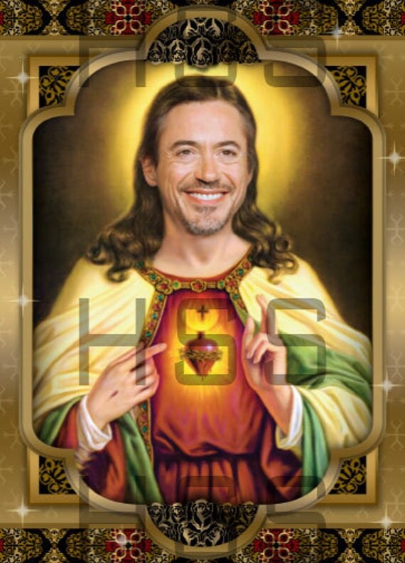 Robert Downey Jr Celebrity Devotional Candle