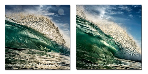 Shorebreak | Fine Art Photography | Two 10in x 10in Wave Prints