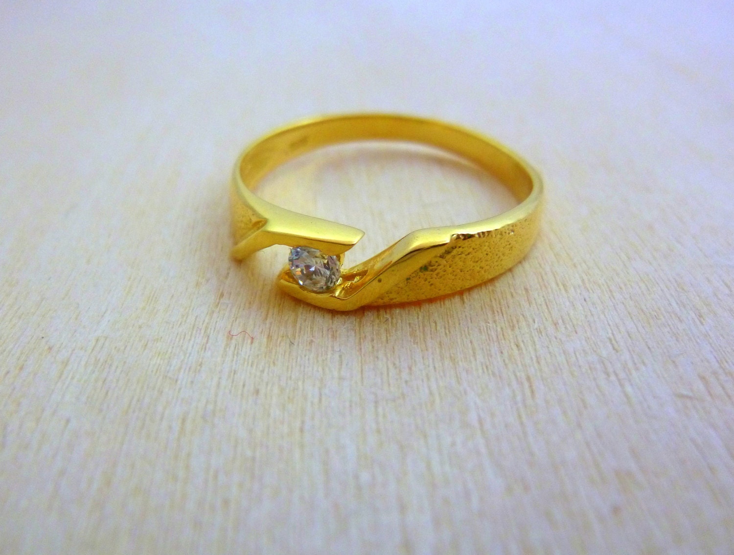 birthstone gemstone ring Thin GOLD Ring gold filled dainty