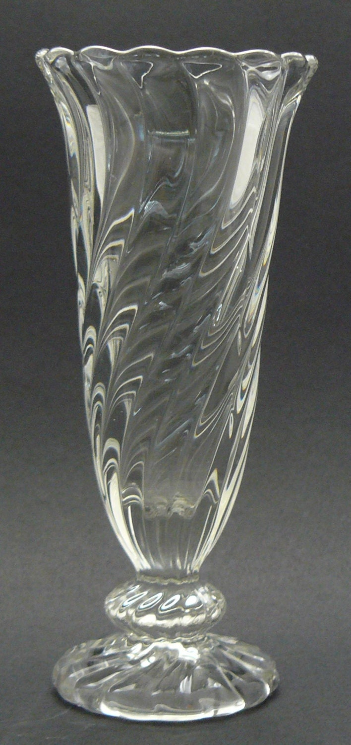 Fostoria 2412 Colony Bud Vase Flared Glass by SandSodaAndLime
