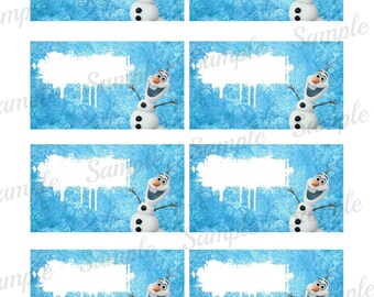 Popular items for frozen name tag on Etsy