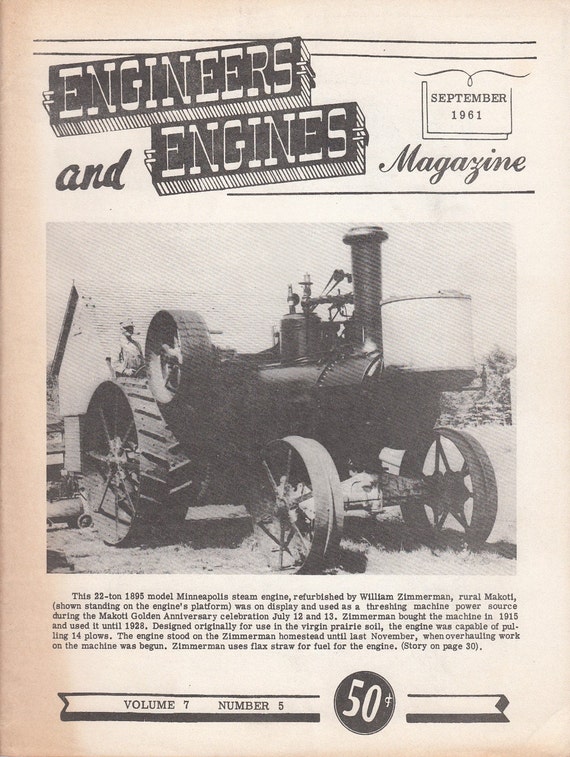 September 1961 Engineers & Engines Magazine Scheidler Machine