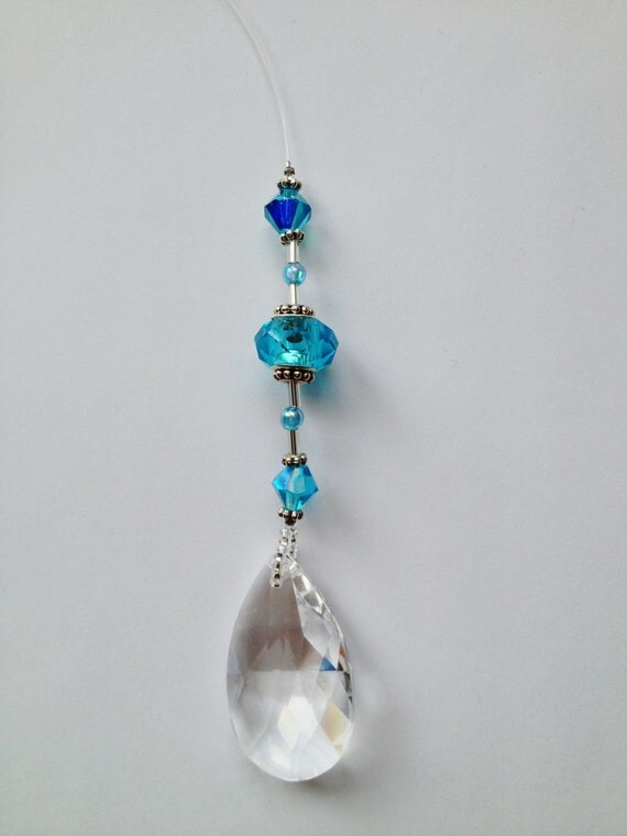 December Birthstone Color Crystal Suncatcher