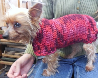 Pink dog sweater | Etsy