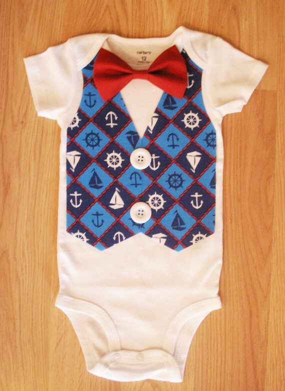 Anchor fabric outfit Baby coming home outfit by kottoncactus
