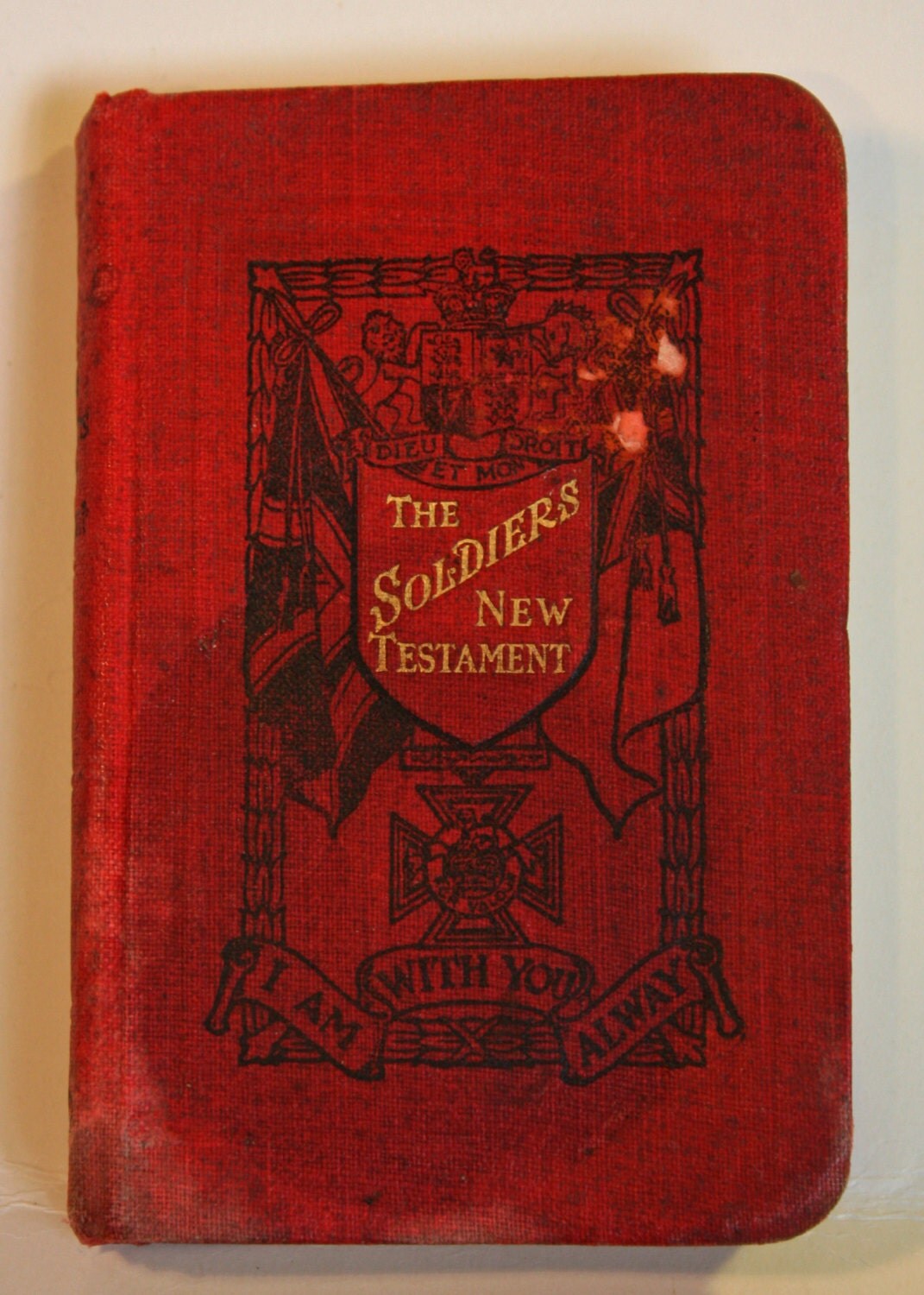 Pocket Bible Soldiers New Testament Vintage Book by ImpalaPrints