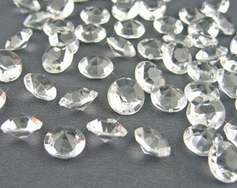 Diamond Confetti Wedding Table Crystals Centerpiece Favors Decor Bridal Shower Bling Amazing Shine - 5,000 Pieces 4.5mm 1/3 Carat !