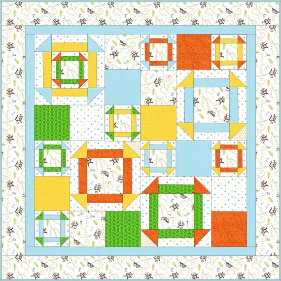 baby-quilt-pattern-monkey-around-modern-quilt-using-monkey