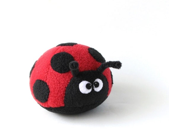 small ladybug stuffed animal