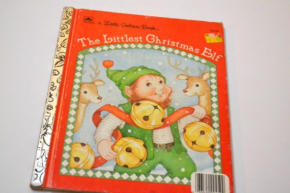 Vintage Children's Book The Littlest Christmas Elf Little