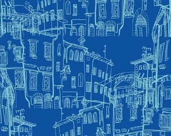 Paris Buildings - Blue