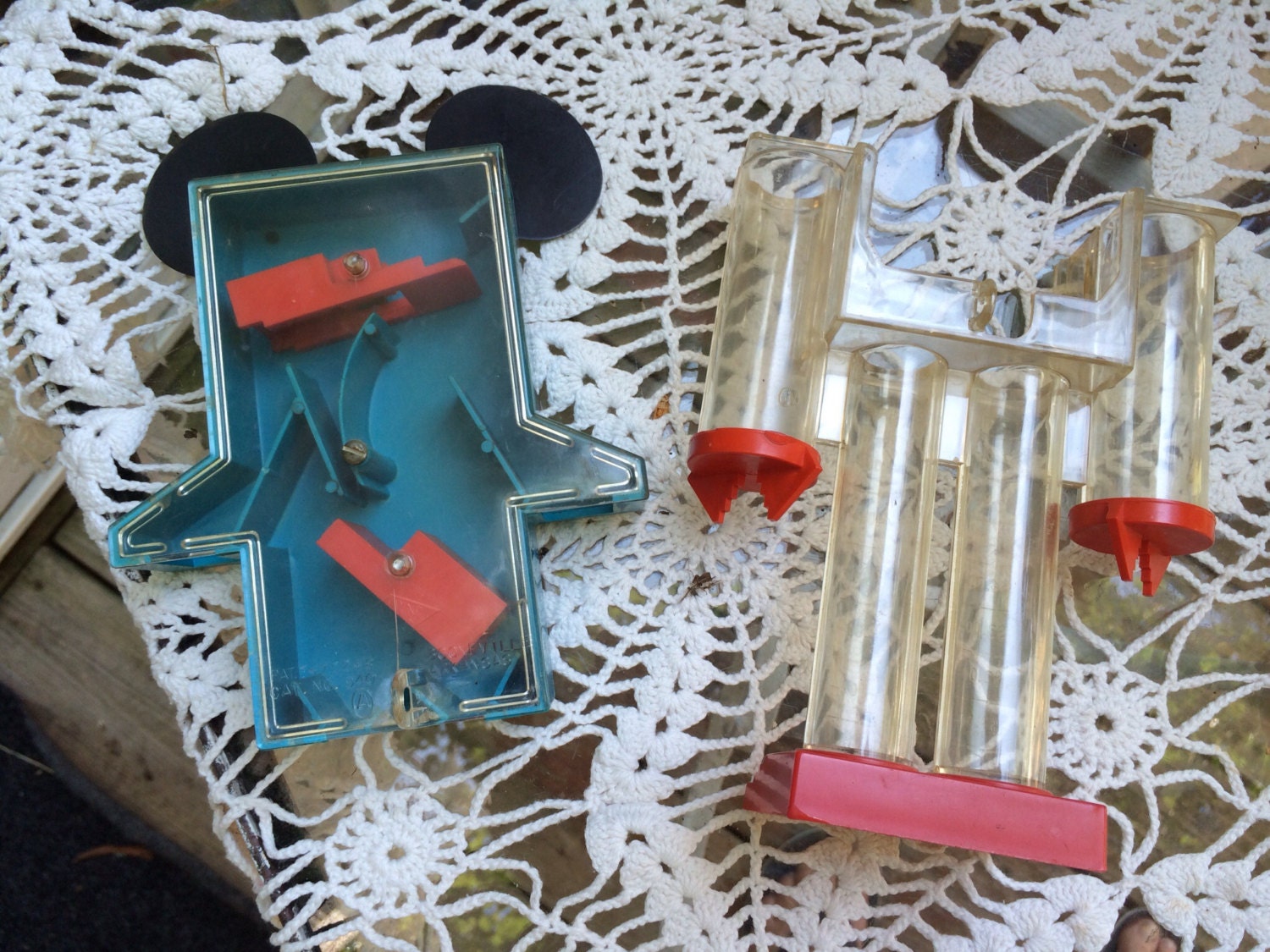 Vintage Mickey Mouse Plastic Coin Sorter by thecherrychic on Etsy