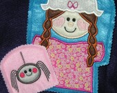 Christmas In July Sale Miss Muffet Hand and finger puppet set of 2 Il_170x135