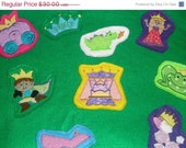Christmas In July Sale Princess felt shapes for felt story board set of 11 Il_170x135