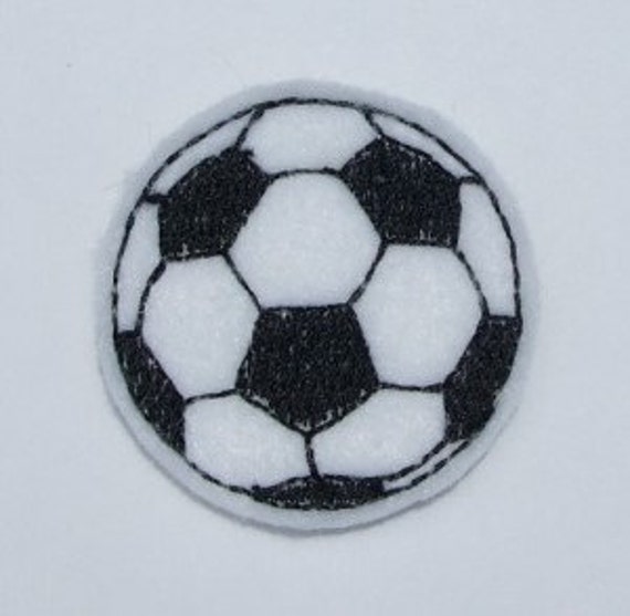 Felt Soccer ball Applique Embroidery mini designs