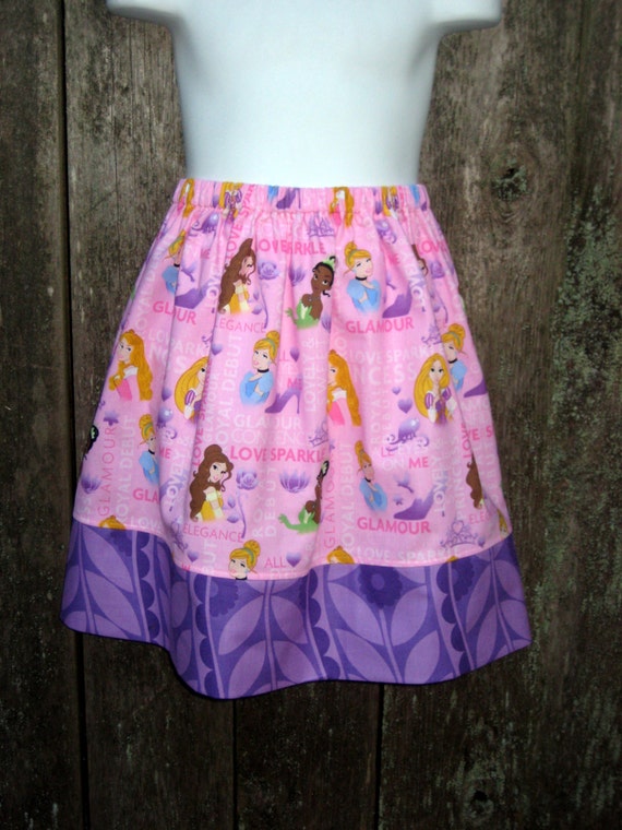 Girls pink Disney Princess Skirt