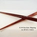 5 Wood Hair Stick 6 Inches - 5 pc - 2185