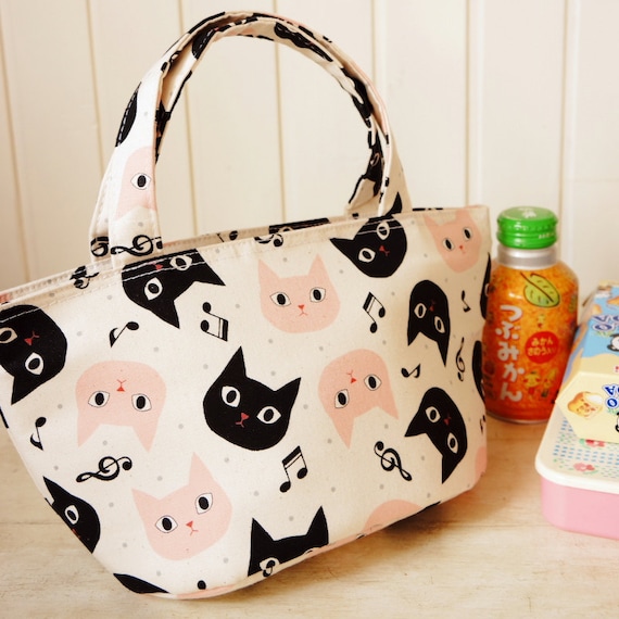 Kawaii Japanese Original Insulated Lunch Tote Free SHipping