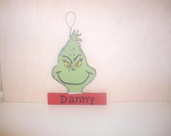 Grinch Christmas Ornament - Personalized