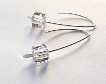 Silver Paisley Earrings Silver Wire Wrap Earrings eco friendly
