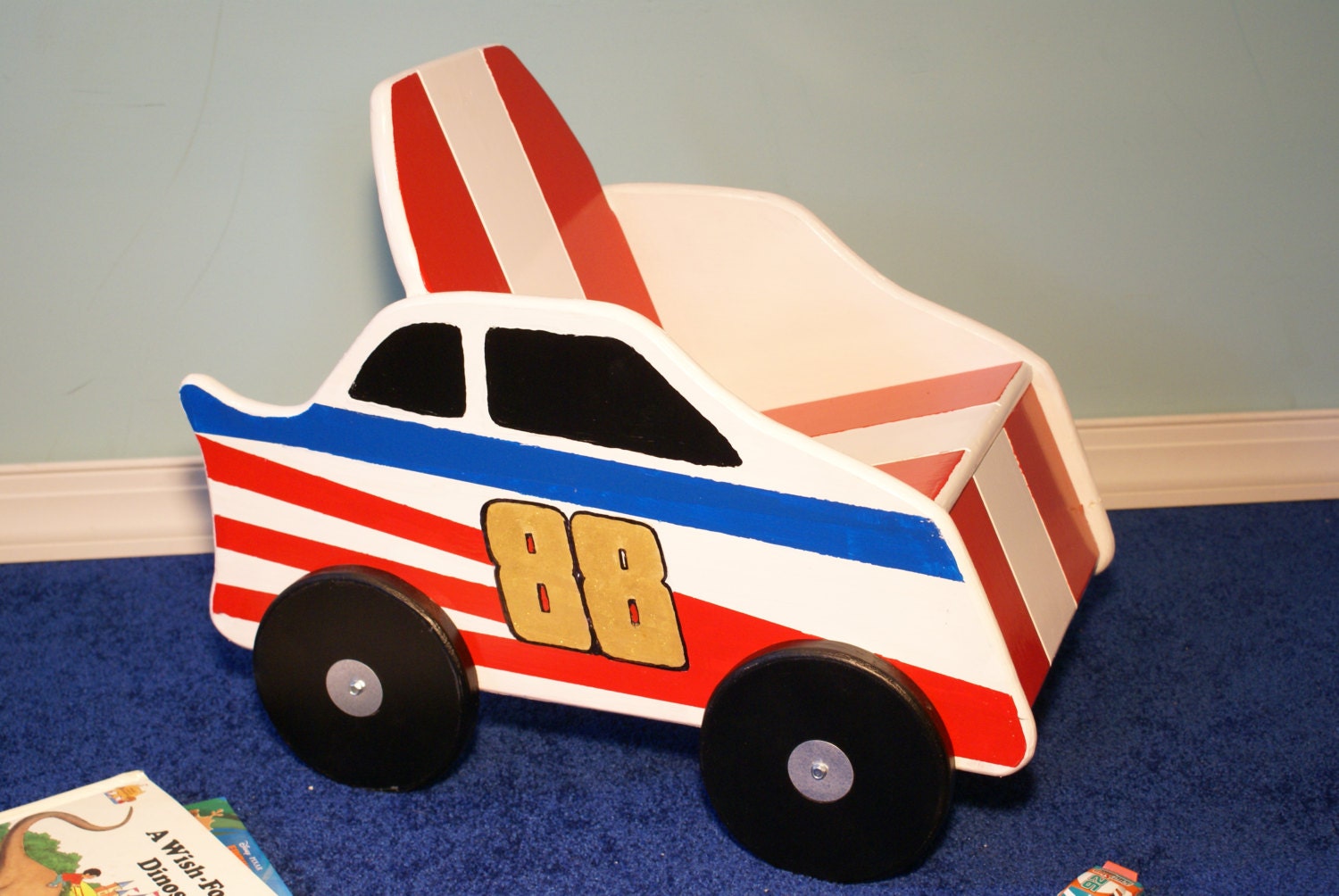 Race Car chair nascar theme chair NASCAR Theme by Adamzoriginals