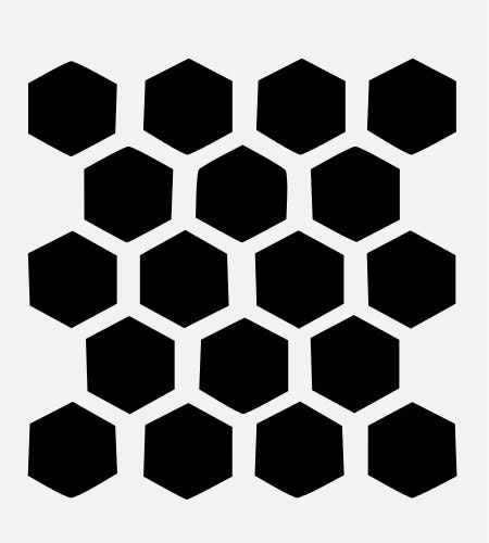 140 honeycomb beehive hexagon stencil bee bees stencils