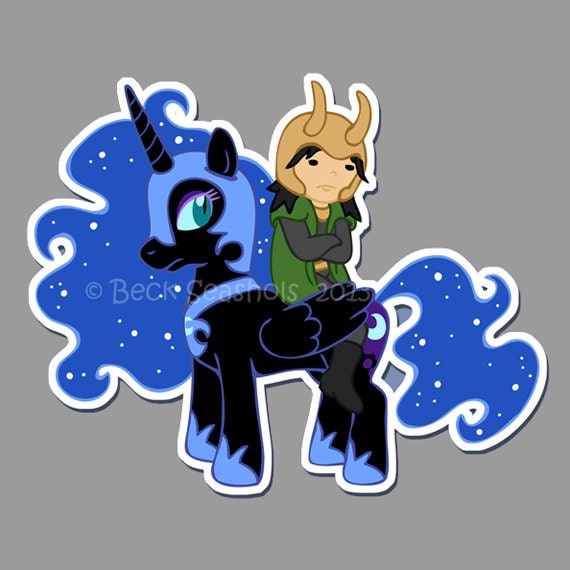 Superheroes and My Little Pony Stickers from Beckadoodles 