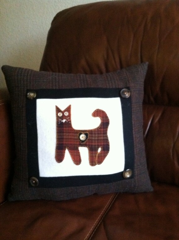 couch pillow tabby candied orange