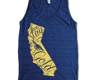 Unisex Vintage CAMPER Tri Blend Tank american by ZenThreads