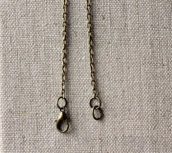 Brass necklace chain fine brass chain choose 14 inch 36